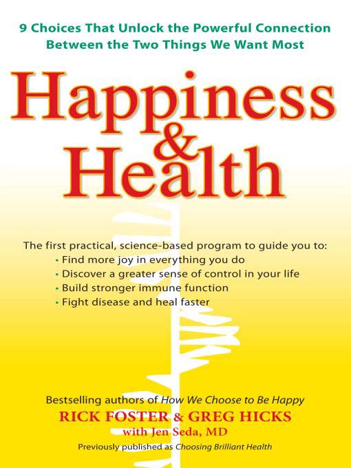 Title details for Happiness & Health by Rick Foster - Available